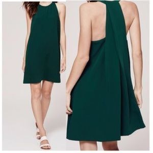 Emerald loft shift dress